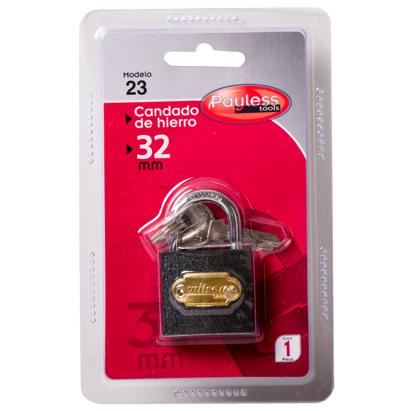 Candado de Hierro 25, 32, 38, 50mm - 32mm