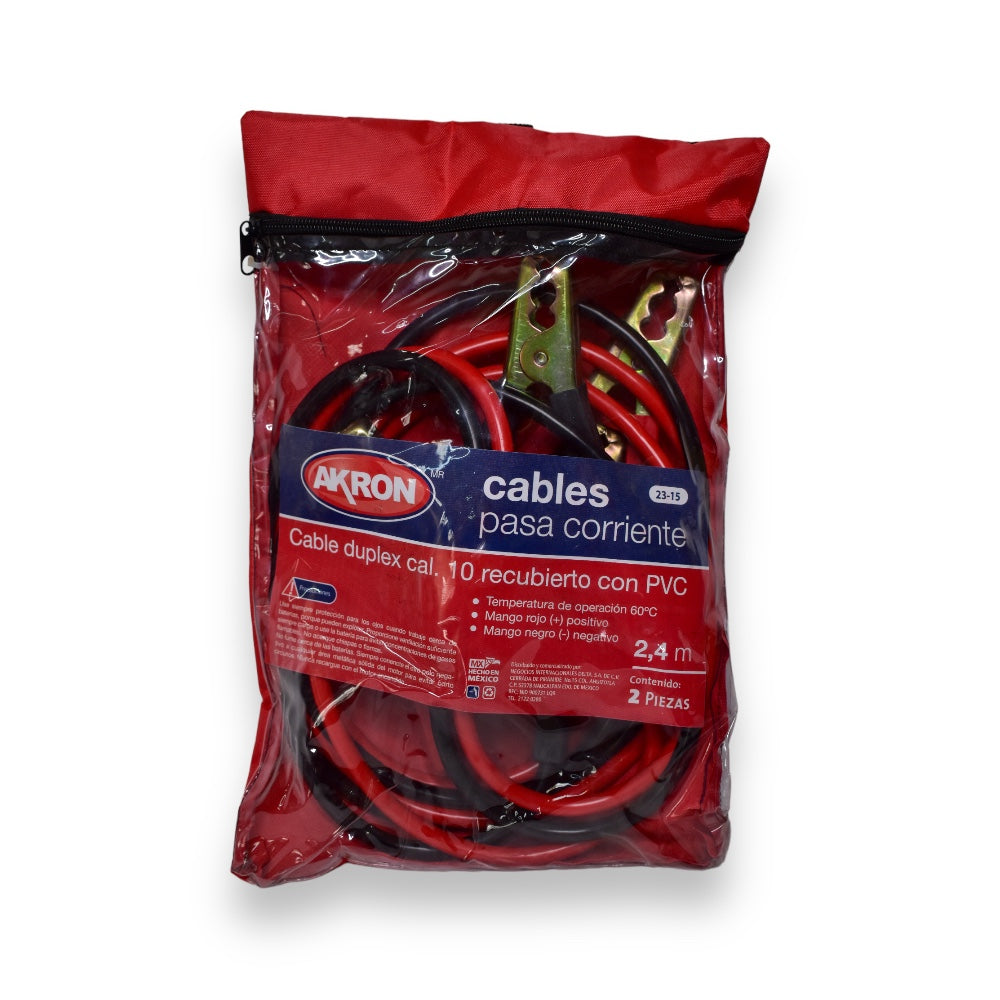 Cable Pasacorriente Akron 23-15 | Duplex | Calibre 10