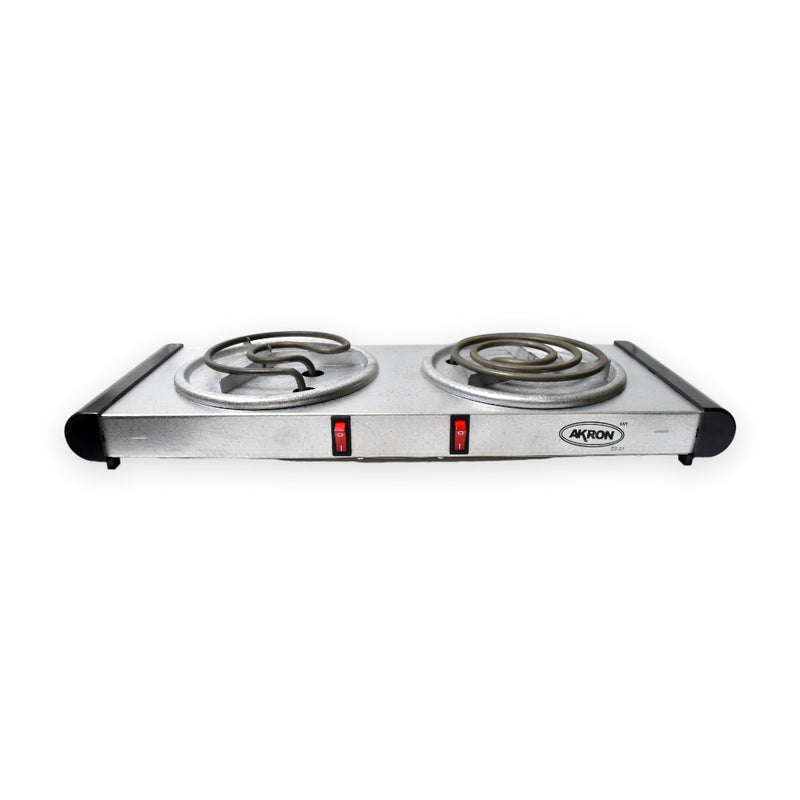 Parrilla Eléctrica de 2 Quemadores