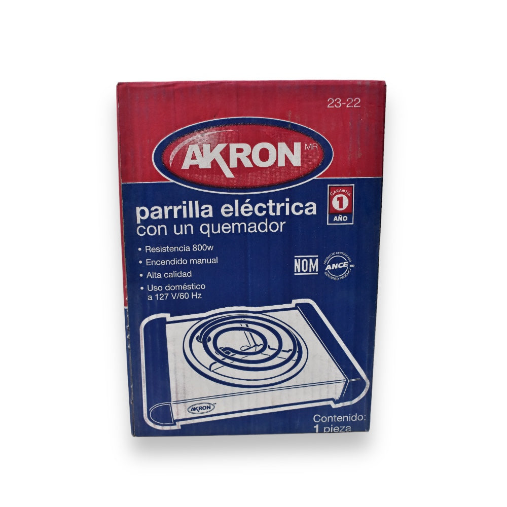 Parrilla Eléctrica Cuadrada de 1 Quemador