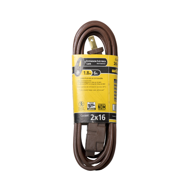 Extensión Eléctrica Wilson | Café 1.8mts | 26-02