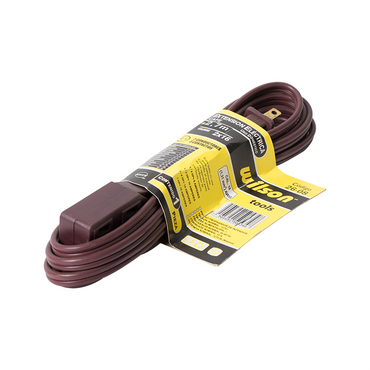 Extensión Eléctrica 1.5, 1.8, 2.7, 3.6, 4.6, 6.1 mts en Blanco y Café - Café, 3.6mts