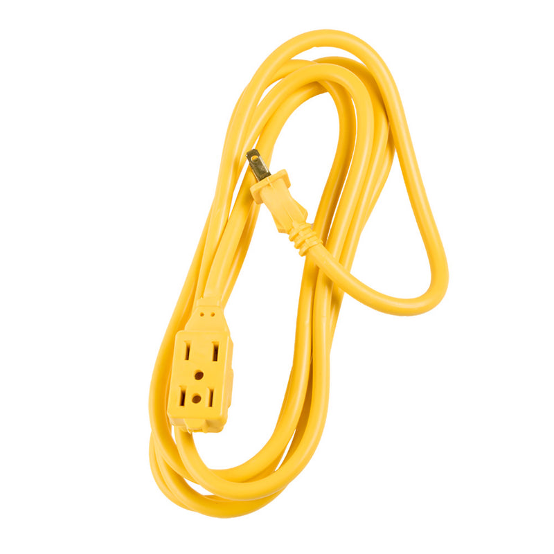 Extensión Eléctrica Uso Rudo Wilson | color Amarilla | 2.4mts | 26-22