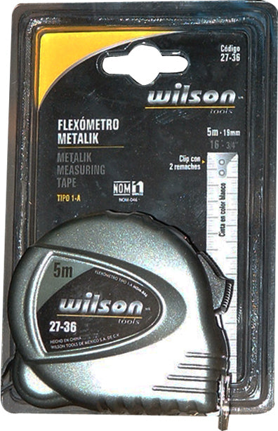Flexómetro Metalik 3mts, 5mts y 8mts - 5m x 25mm / 1”