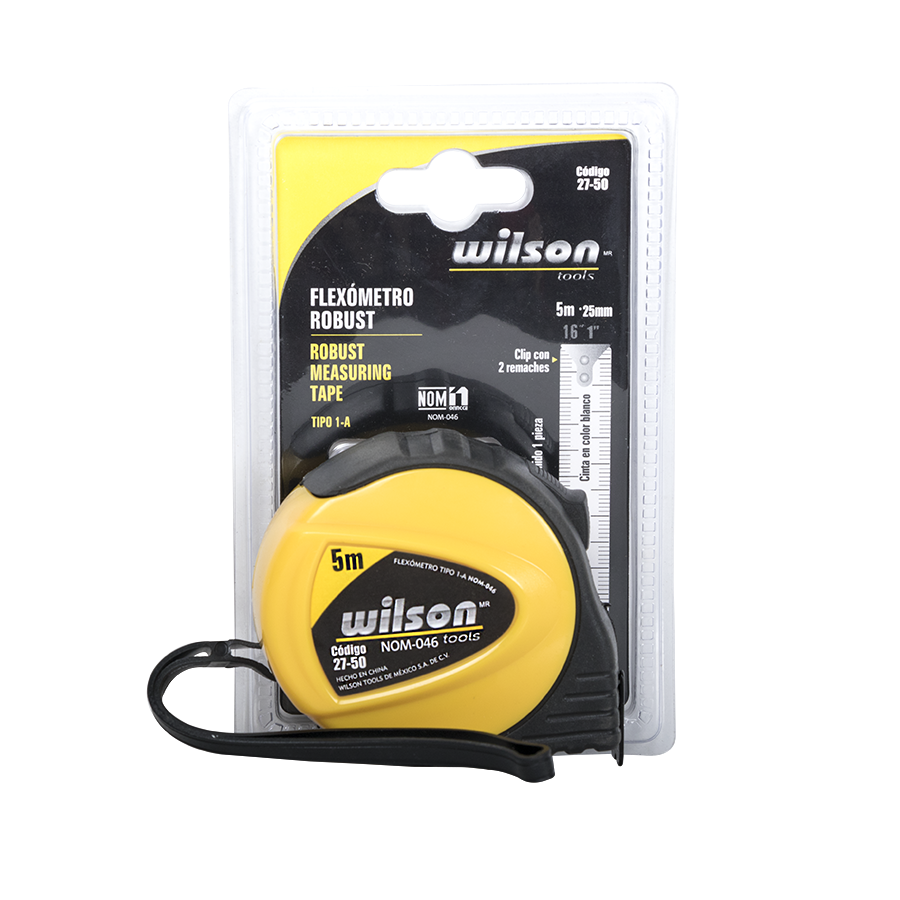 Flexómetro de 3mts, 5mts y 8mts - 5m x 25mm 1”