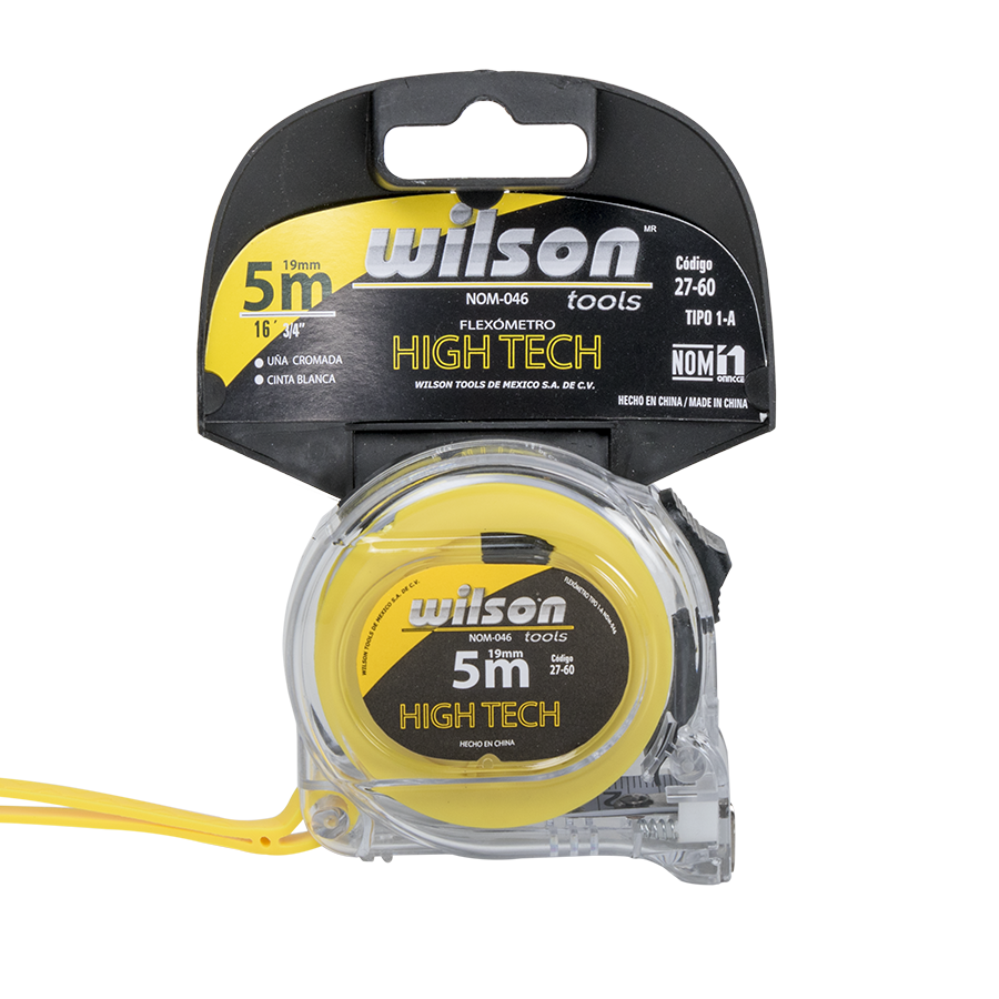 Flexómetro Transparente 3mts y 5mts - 5mts