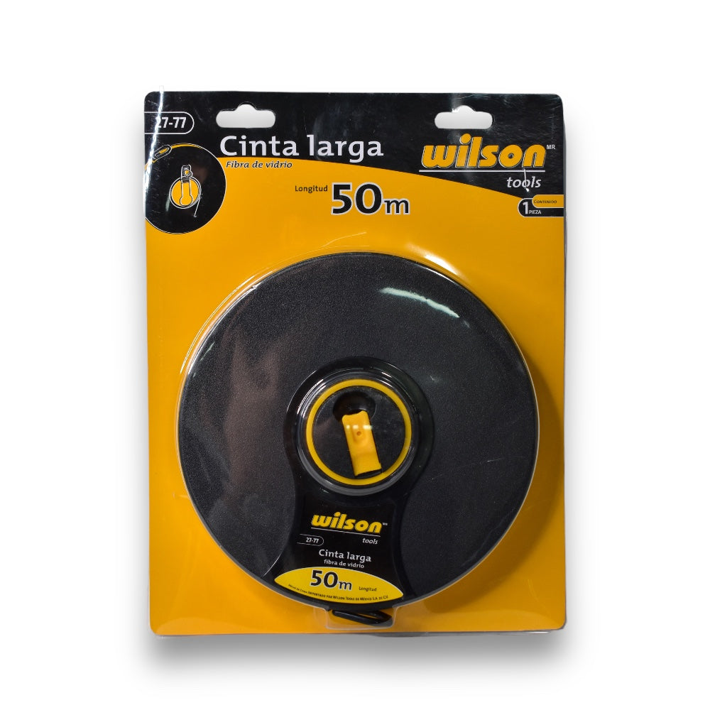 Cinta Métrica de Fibra de Vidrio 20mts, 30mts y 50mts - 50Mts x 1/2”