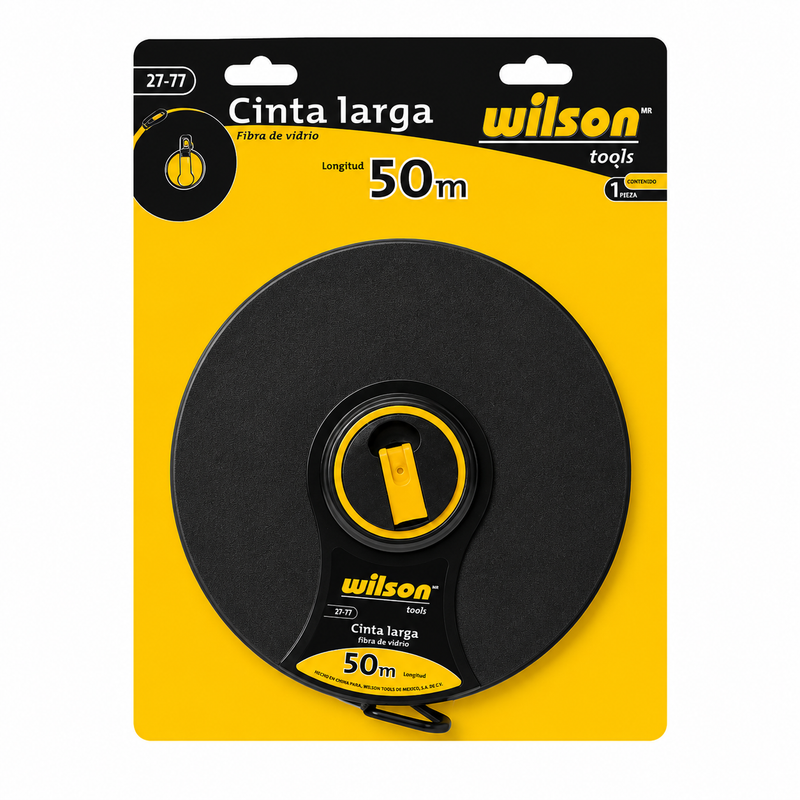 Cinta Métrica de Fibra de Vidrio 20mts, 30mts y 50mts - 50Mts x 1/2”