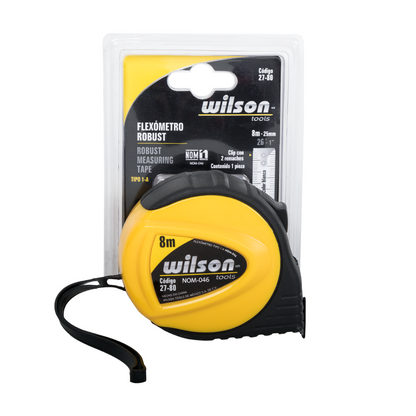 Flexómetro de 3mts, 5mts y 8mts - 8M x 25mm/ 1”