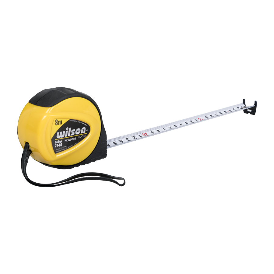 Flexómetro de 3mts, 5mts y 8mts - 8M x 25mm/ 1”