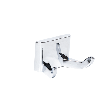 Toallero de Gancho Doble Cromado