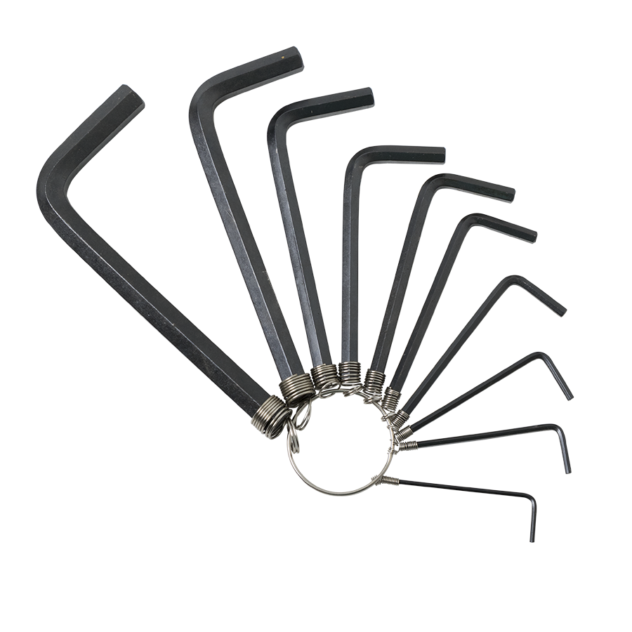 Juego de Llaves Allen Standard y Milimétrica - 1/16” Hasta 3/8” / 10 Pz