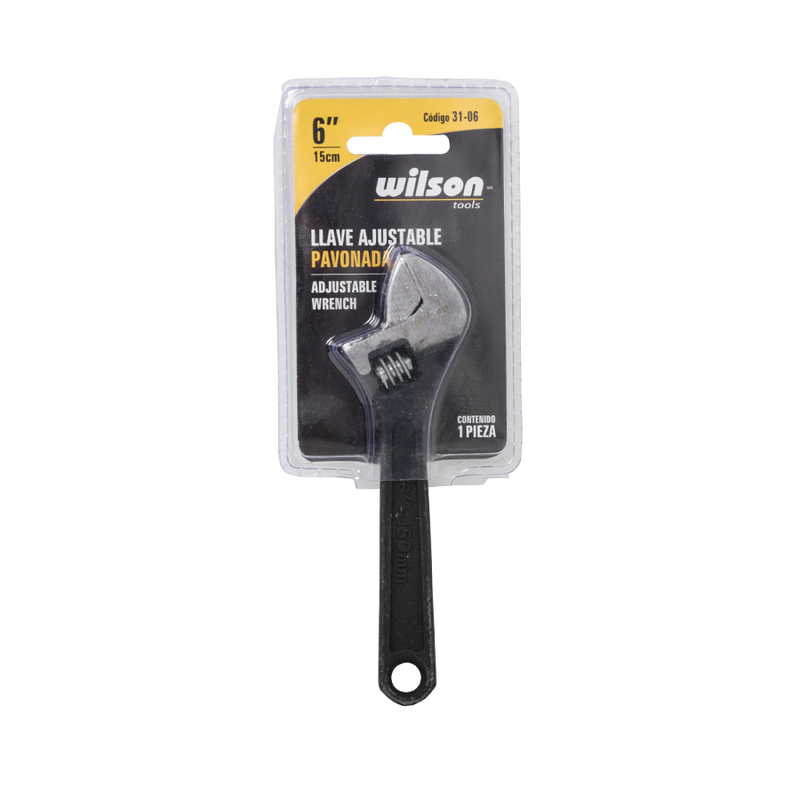 Llave Ajustable Pavonada 6", 10", 12" - 6"