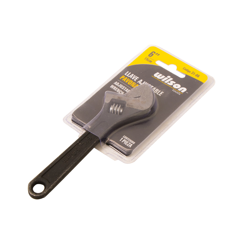 Llave Ajustable Pavonada 6", 10", 12" - 6"