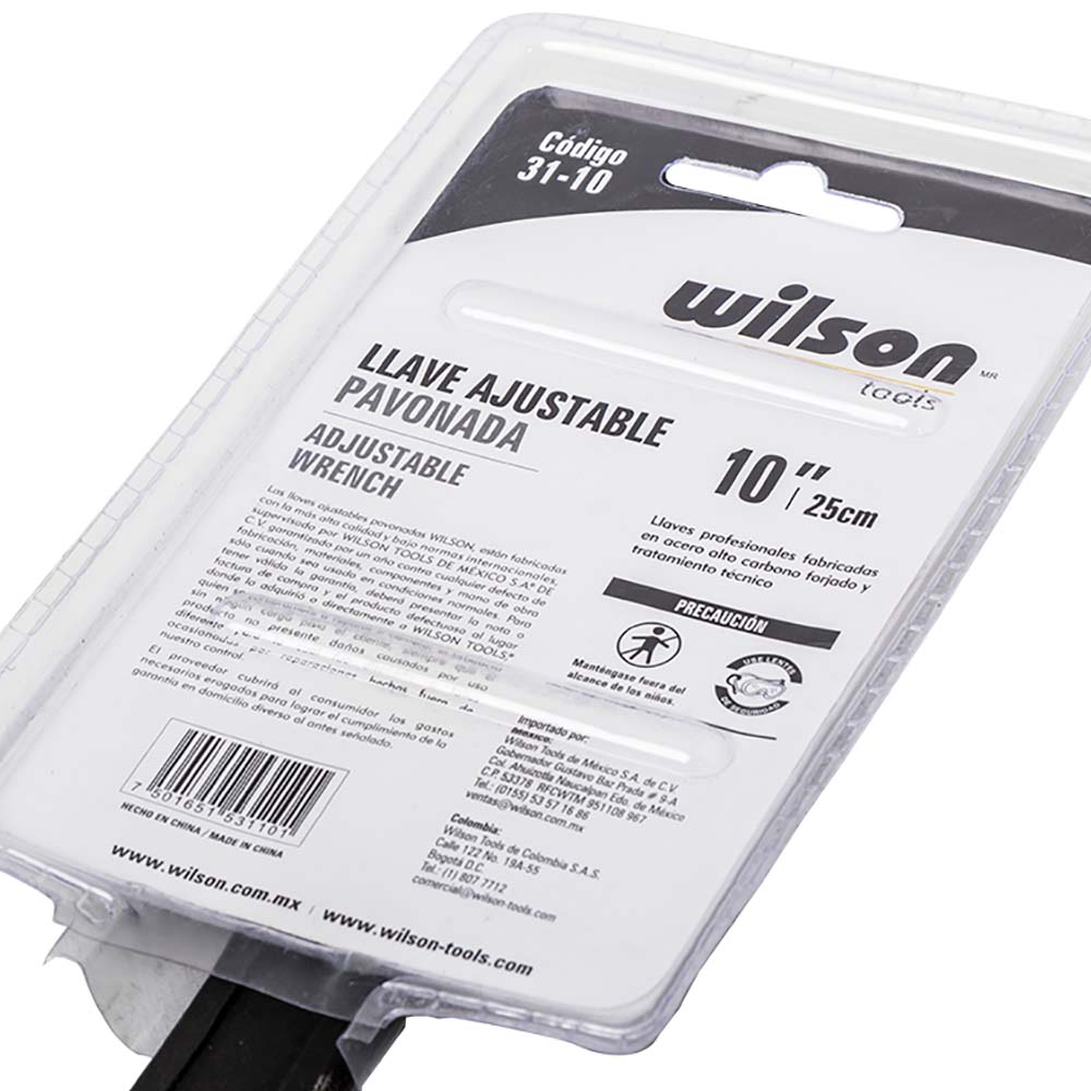 Llave Ajustable Pavonada 6", 10", 12" - 10"