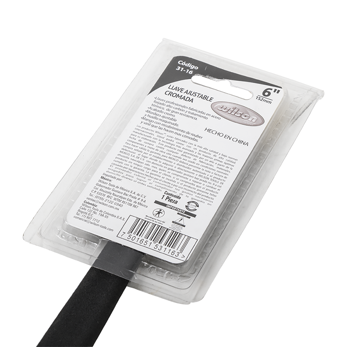 Llave Ajustable Cromada 6", 8", 10", 12" - 6"