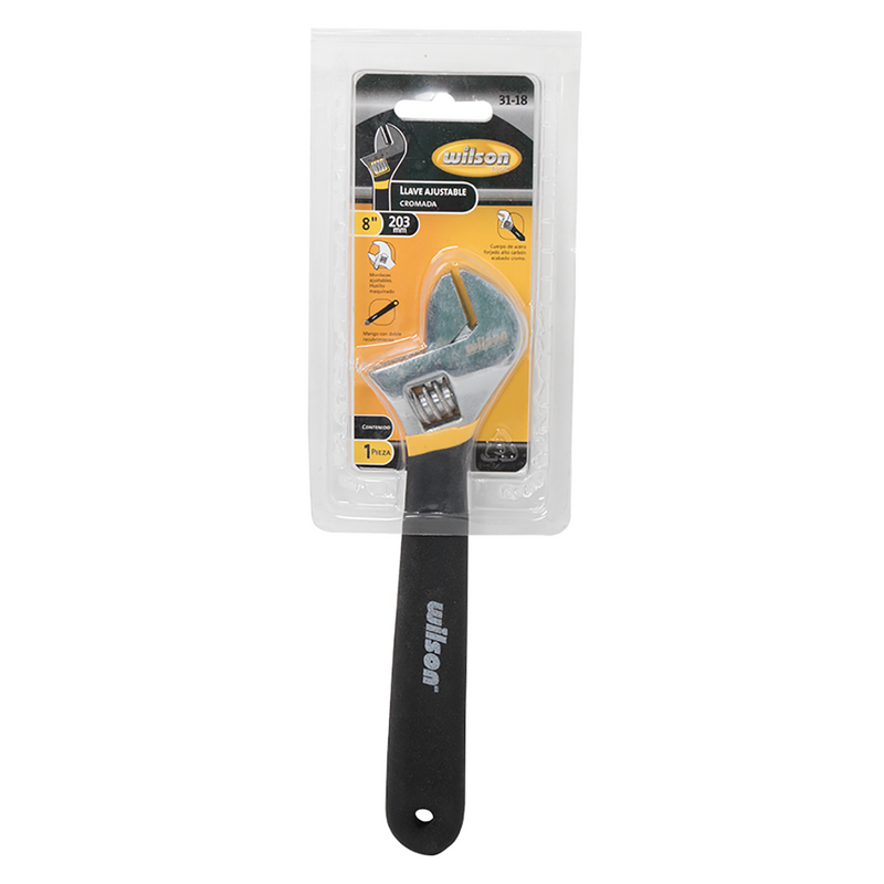 Llave Ajustable Cromada 6", 8", 10", 12" - 8"