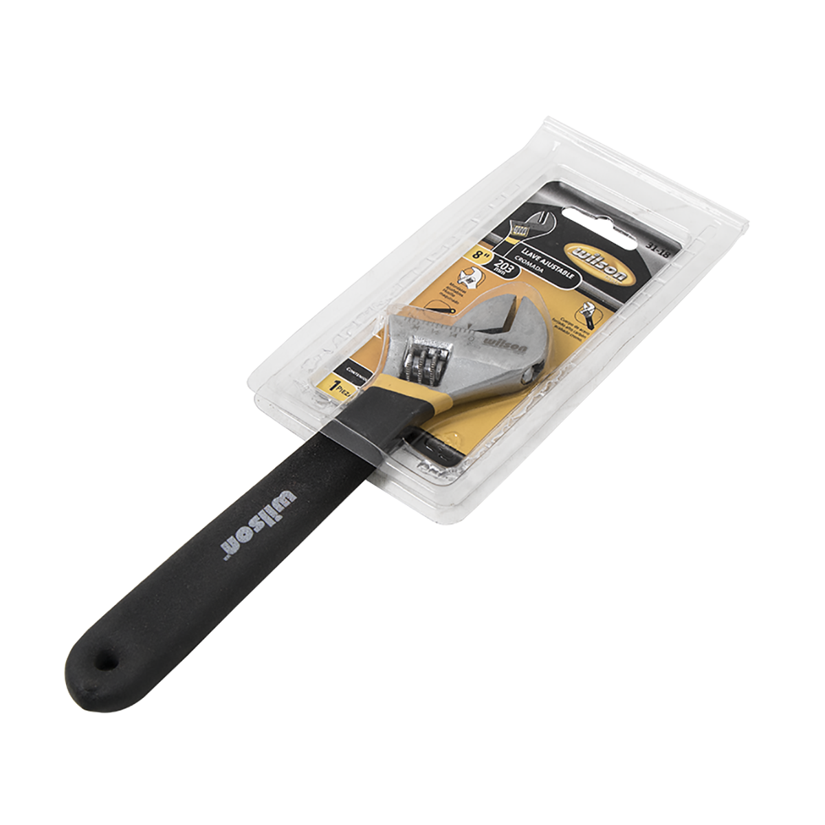 Llave Ajustable Cromada 6", 8", 10", 12" - 8"