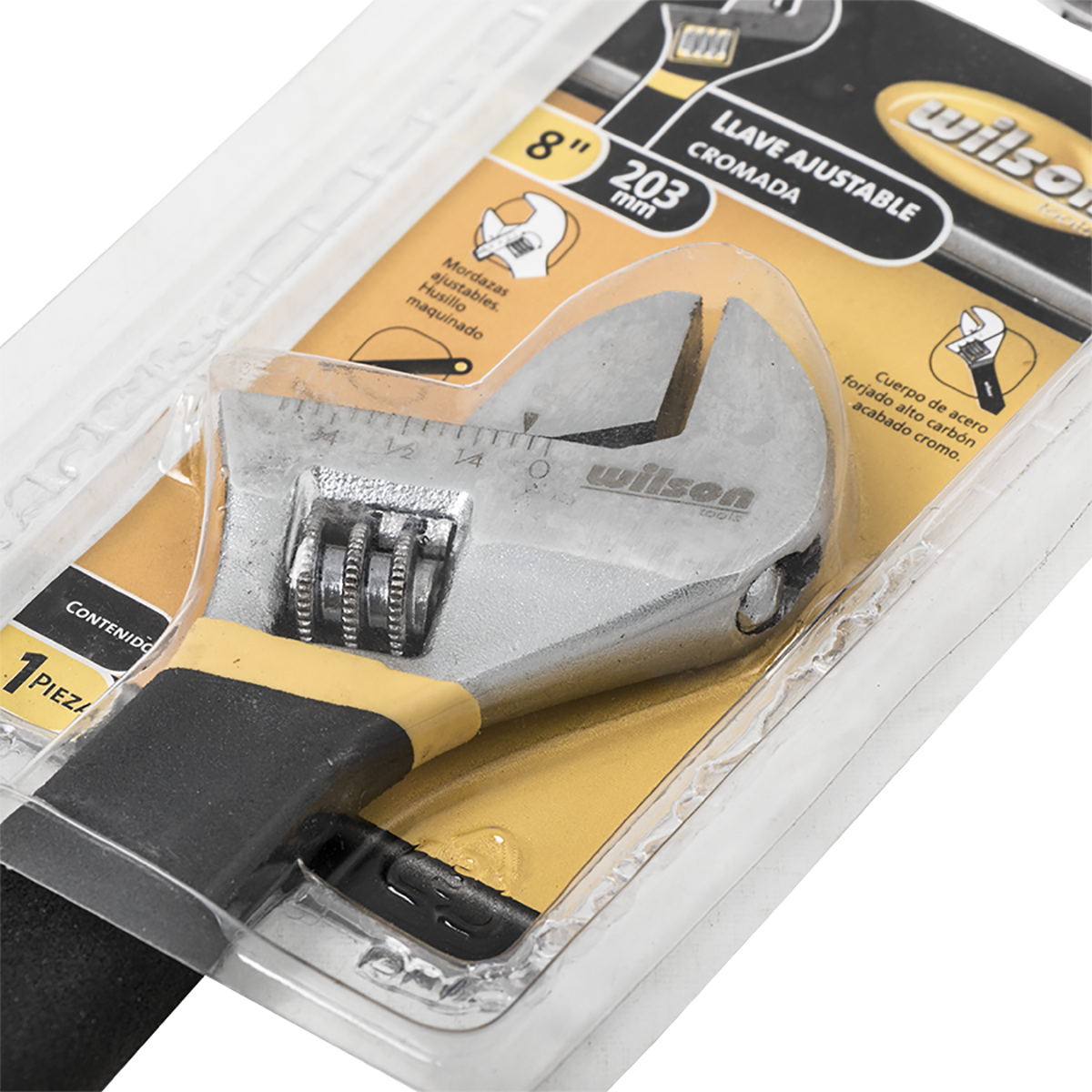 Llave Ajustable Cromada 6", 8", 10", 12" - 8"