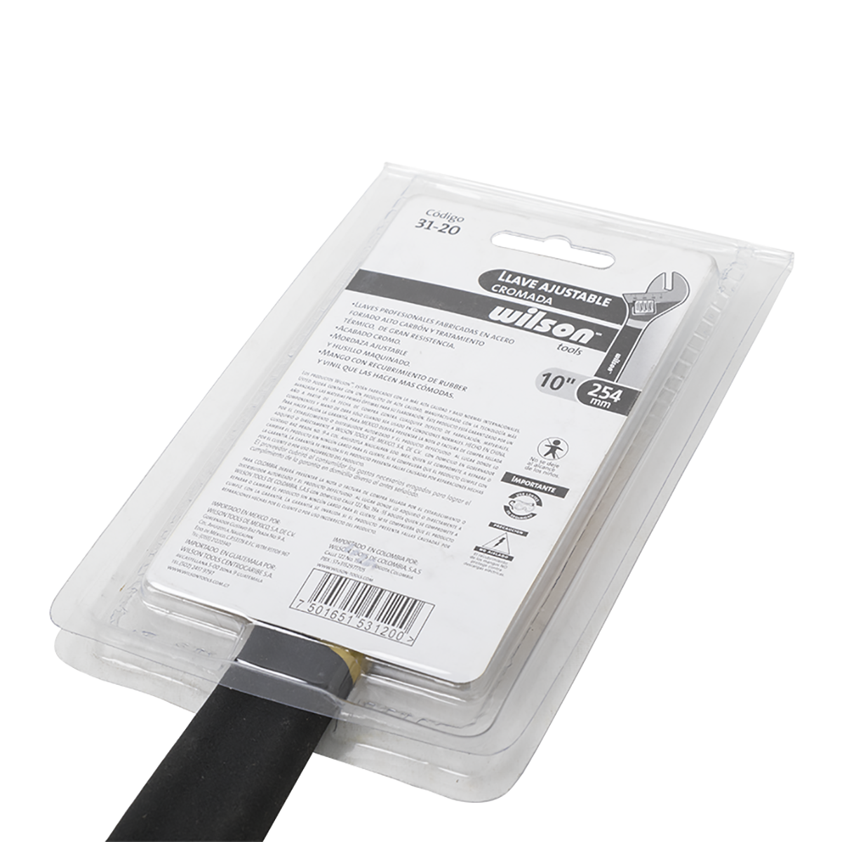 Llave Ajustable Cromada 6", 8", 10", 12" - 10"