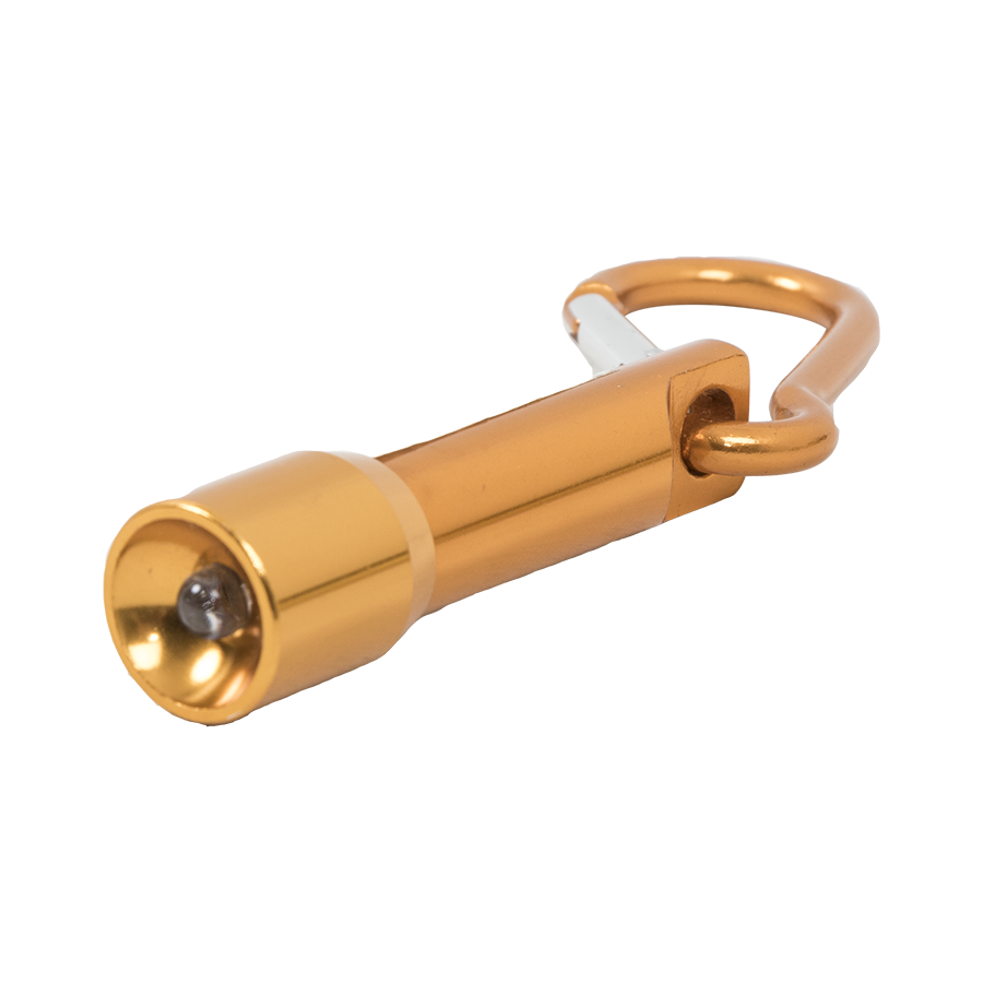 Mini Mosqueton con Linterna LED