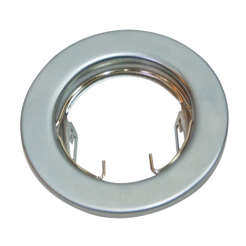 Halógenos Empotrables de Techo, Fijos y Movibles - Fijo-Cromo Mate