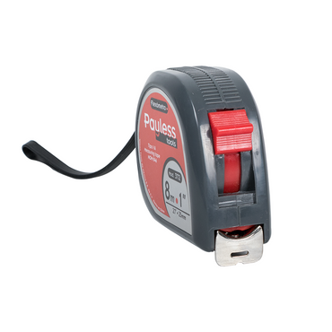 Flexómetro 8mts, Paquete 6 pzs