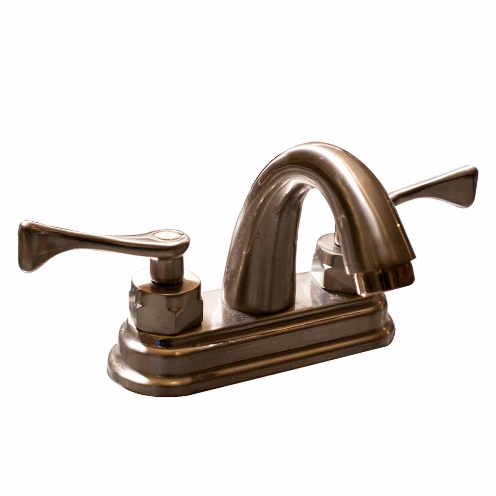 Mezcladora para Lavabo 4” Mod. Michelangelo Cromo y Satinado - Satín Níquel