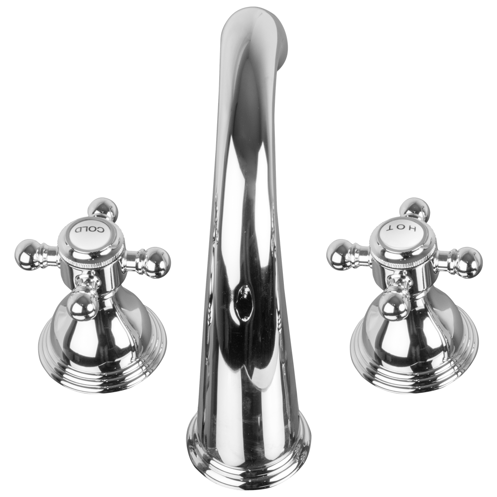 Mezcladora para Lavabo Cromada 8” Mod. Murillo