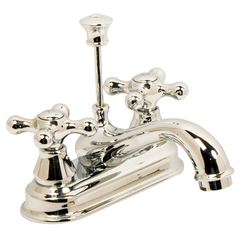 Mezcladora para Lavabo con Desagüe 4” Mod. Monet - Cromo