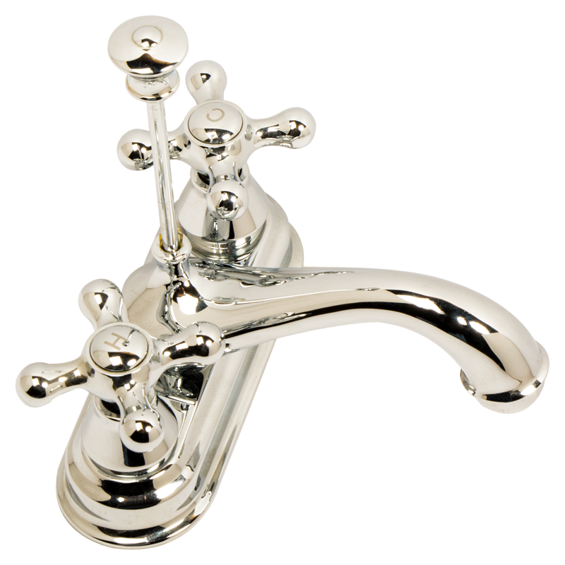 Mezcladora para Lavabo con Desagüe 4” Mod. Monet - Cromo