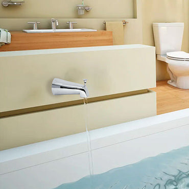 Salida para Tina de Pared Cromada - Con botón