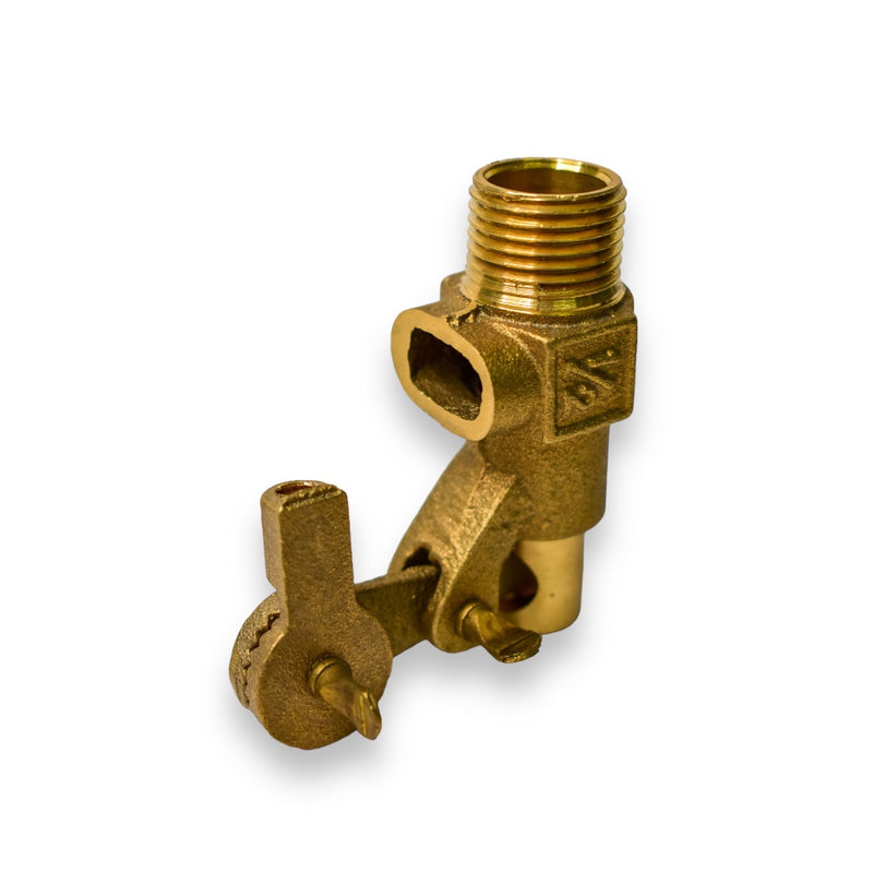 Válvula de Tanque Alto de Bronce 1/2"
