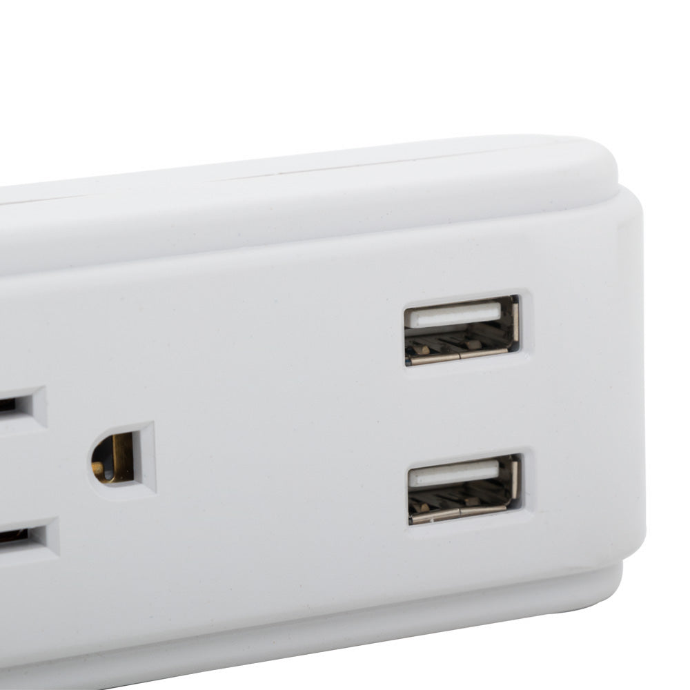 Barra Multicontacto Wilson 40-70 | con 6 Salidas y 2 puertos USB