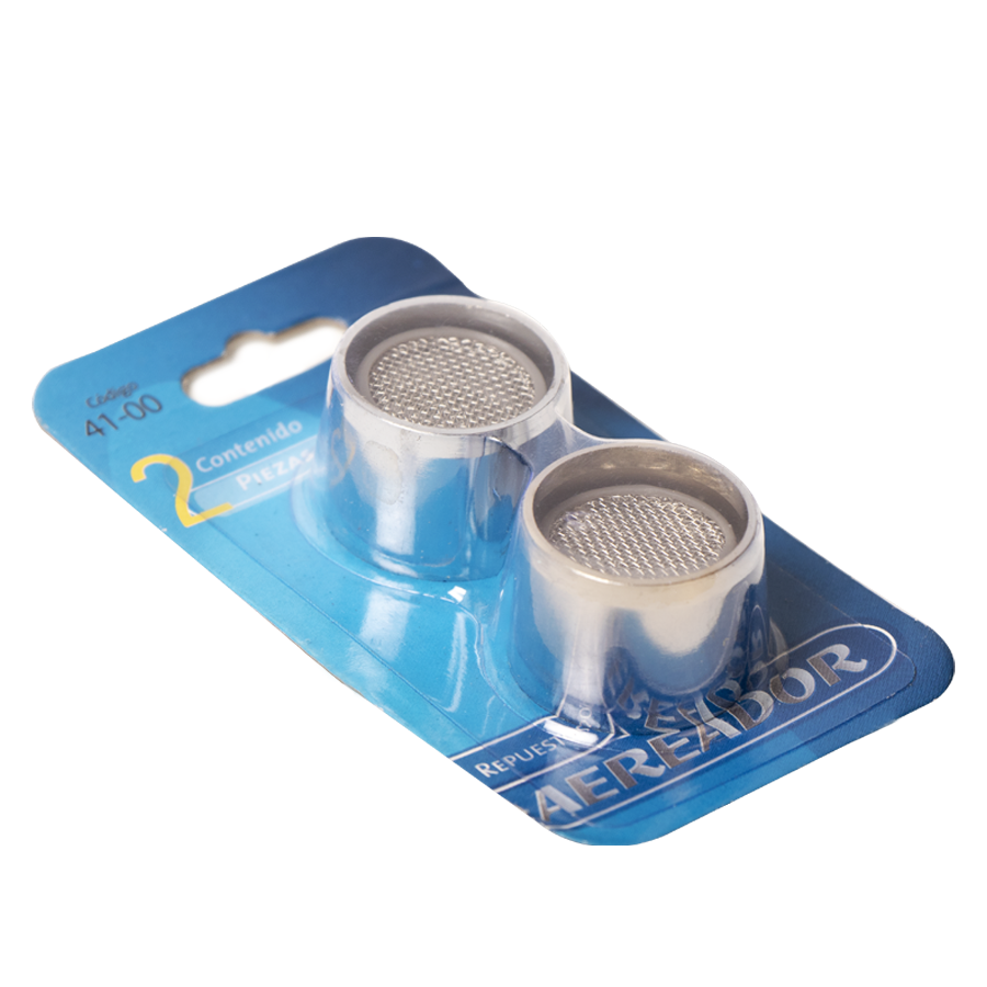 Aireador para Mezcladora Cromo 2 pzas