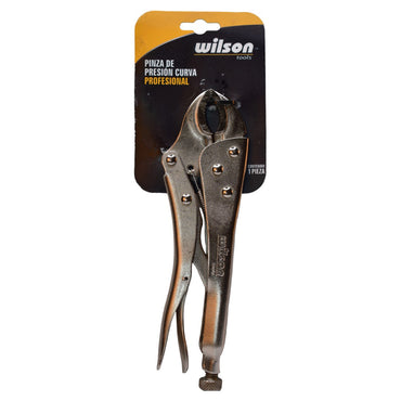 Pinza de Presión Recta y Curva - Con Corte Curva