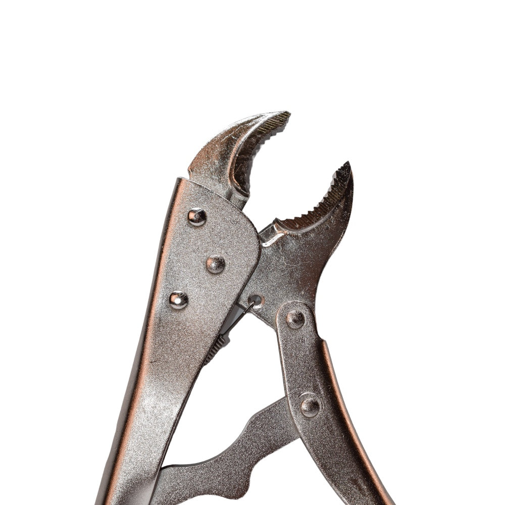 Pinza de Presión Recta y Curva - Con Corte Curva