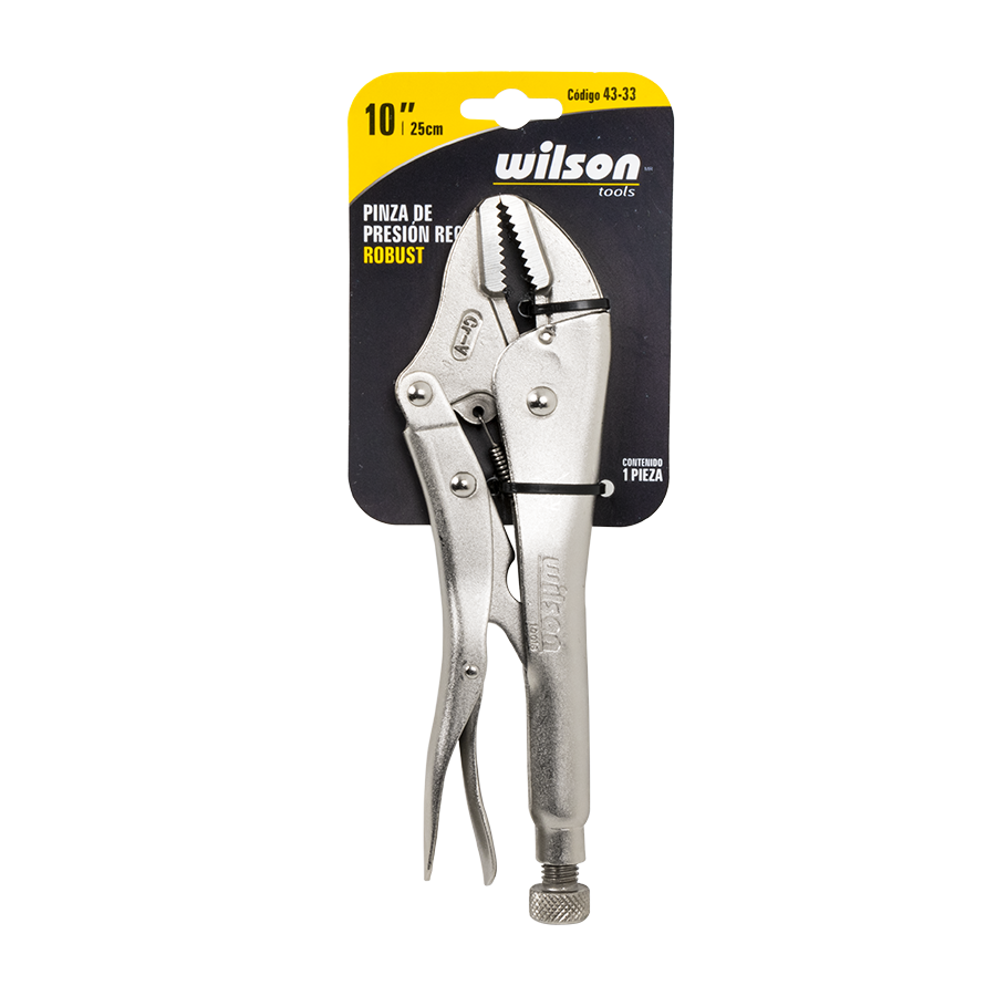 Pinza de Presión Recta y Curva - Recta Robust