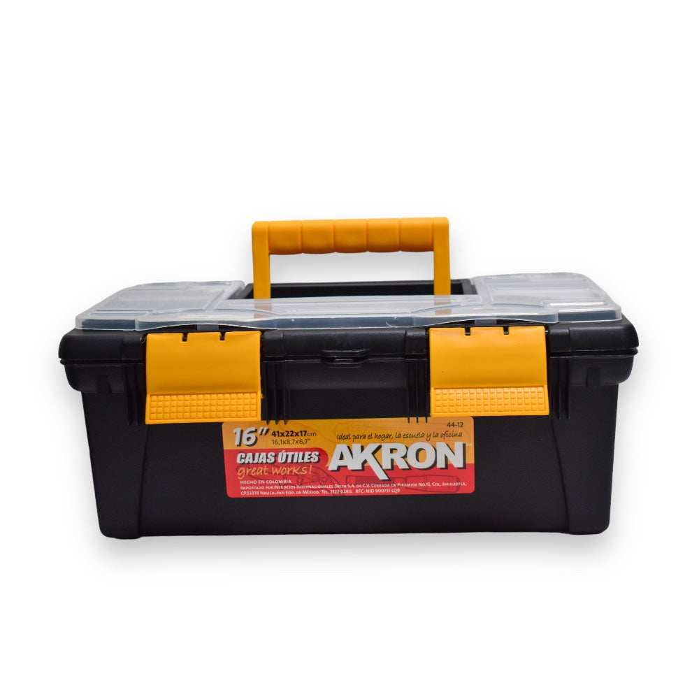 Caja de Herramientas Akron 44-12 | sin Bandeja | 16"