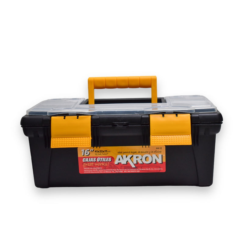 Caja de Herramientas Akron 44-12 | sin Bandeja | 16"