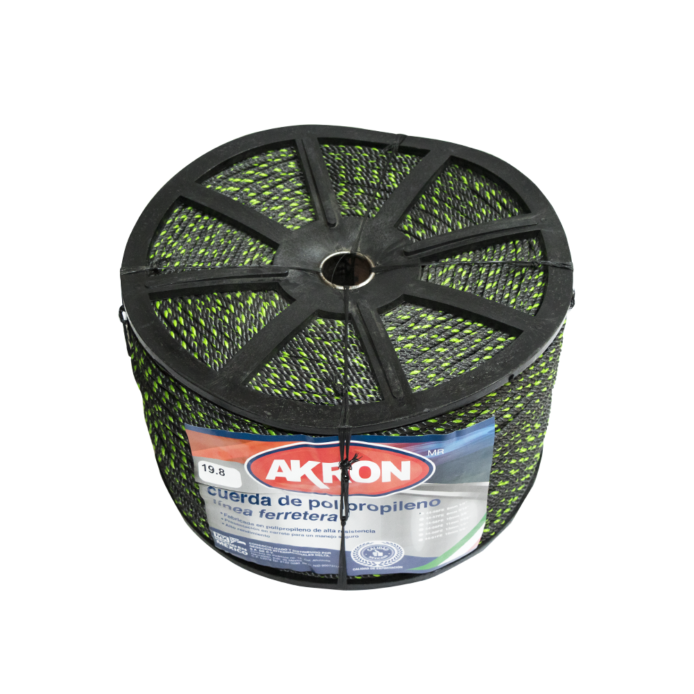Cuerda de Propileno Akron 44-56FE | Línea Ferretera |  6mm | 1/4"