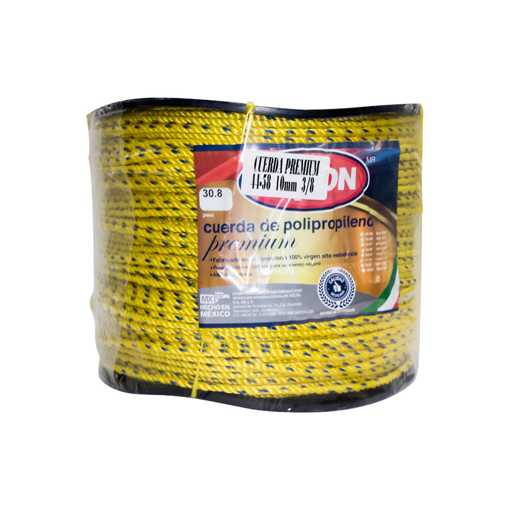 Cuerda de Polipropileno Premium Akron 44-58| 100% Virgen | 10mm | 3/8"