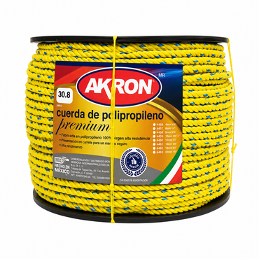 Cuerda de Polipropileno Premium Akron 44-58| 100% Virgen | 10mm | 3/8"