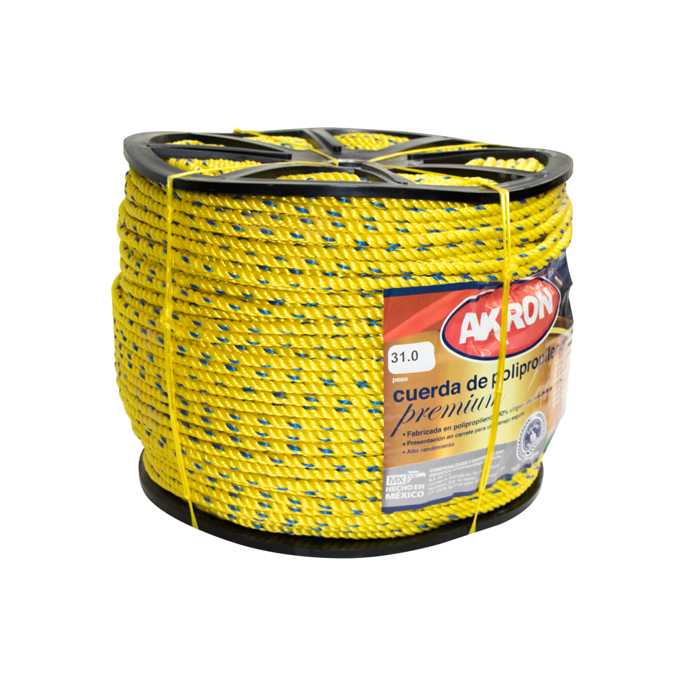 Cuerda de Polipropileno Premium Akron 44-59 | 100% Virgen | 11mm | 7/16"