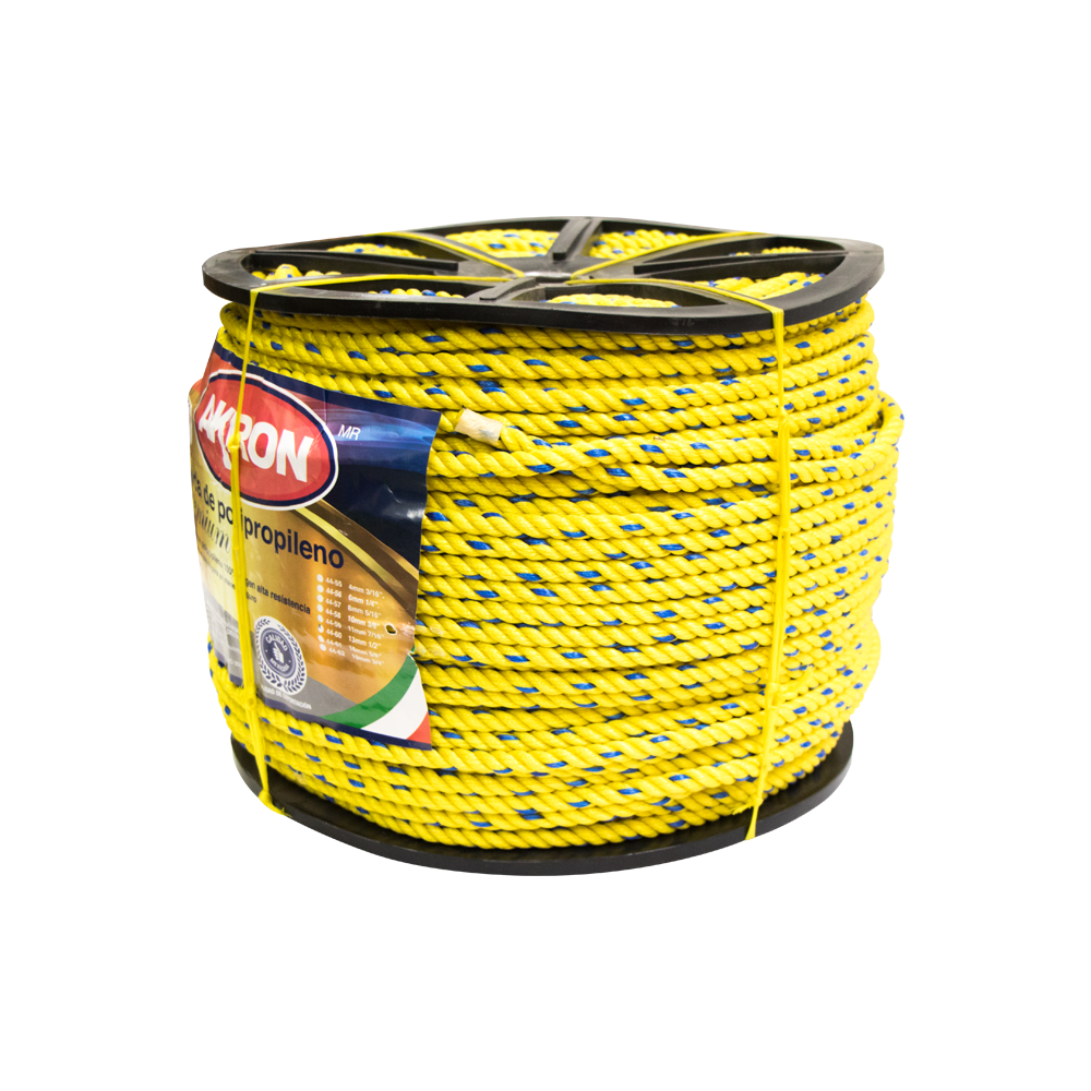 Cuerda de Polipropileno Premium Akron 44-60 |  100% Virgen | 13mm | 1/2"