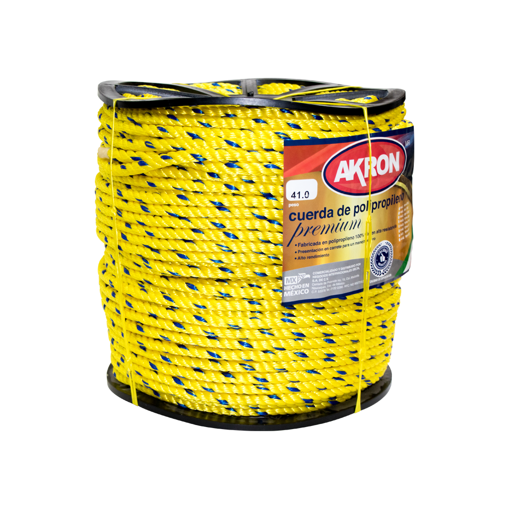 Cuerda de Polipropileno Premium  Akron 44-61 | 100% Virgen | 16mm | 5/8"
