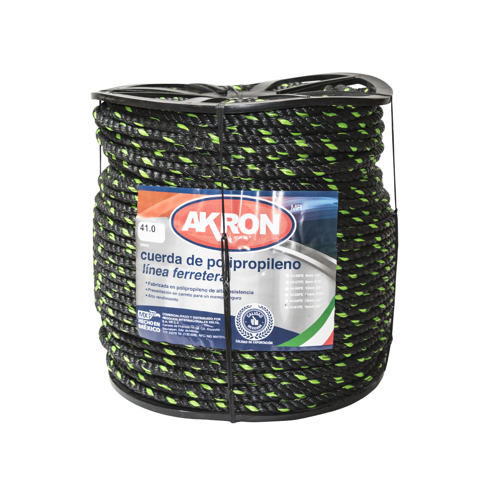 Cuerda de Propileno Akron 44-61FE |  Línea Ferretera | 16mm | 5/8"