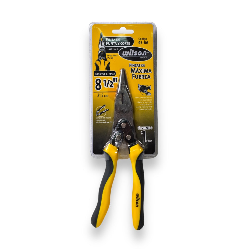 Pinza de Máxima Fuerza - Punta y Corte 8 1/2"