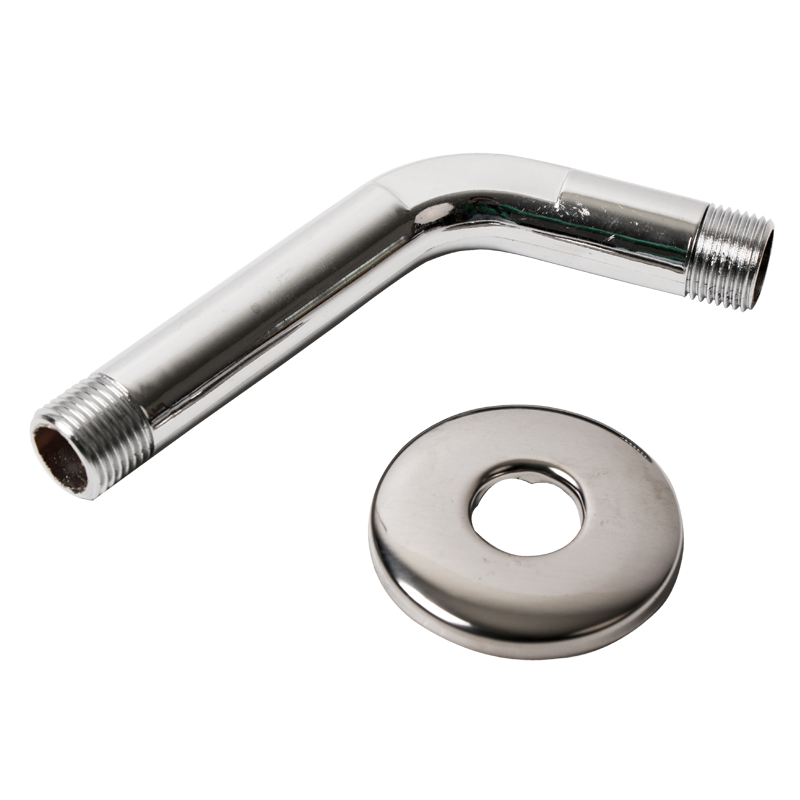 Brazo y Chapetón para Regadera 2 pzas - Cromo