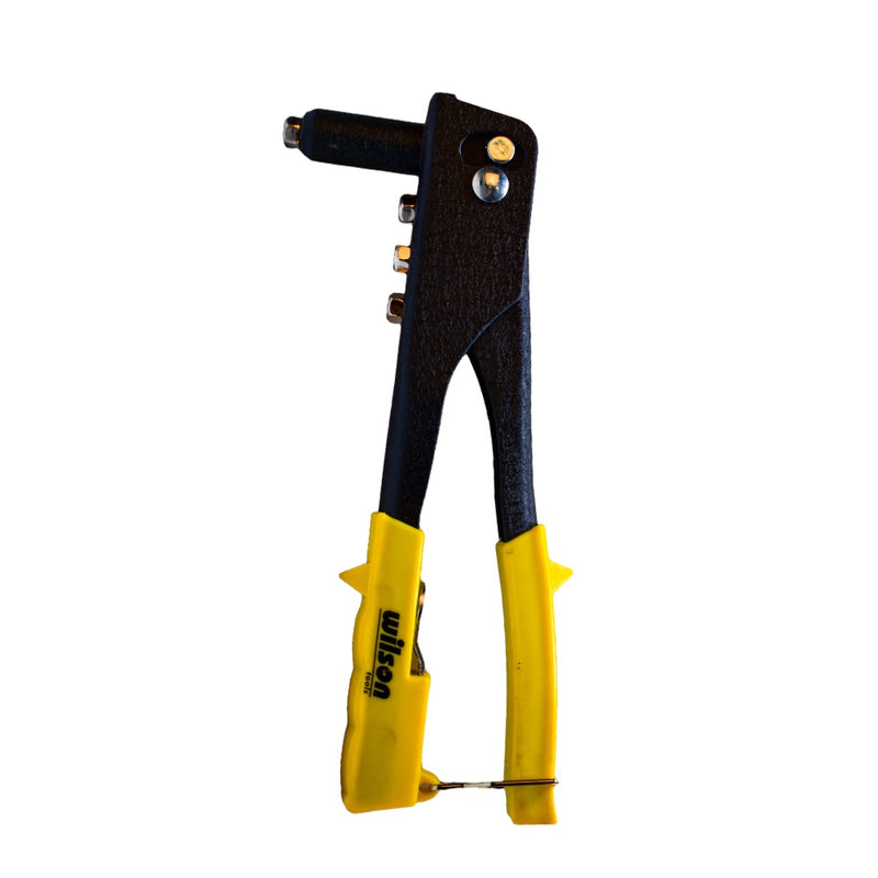 Remachadora Profesional, incluye 4 medidas de remaches 3/32", 1/8", 5/32", 3/16"